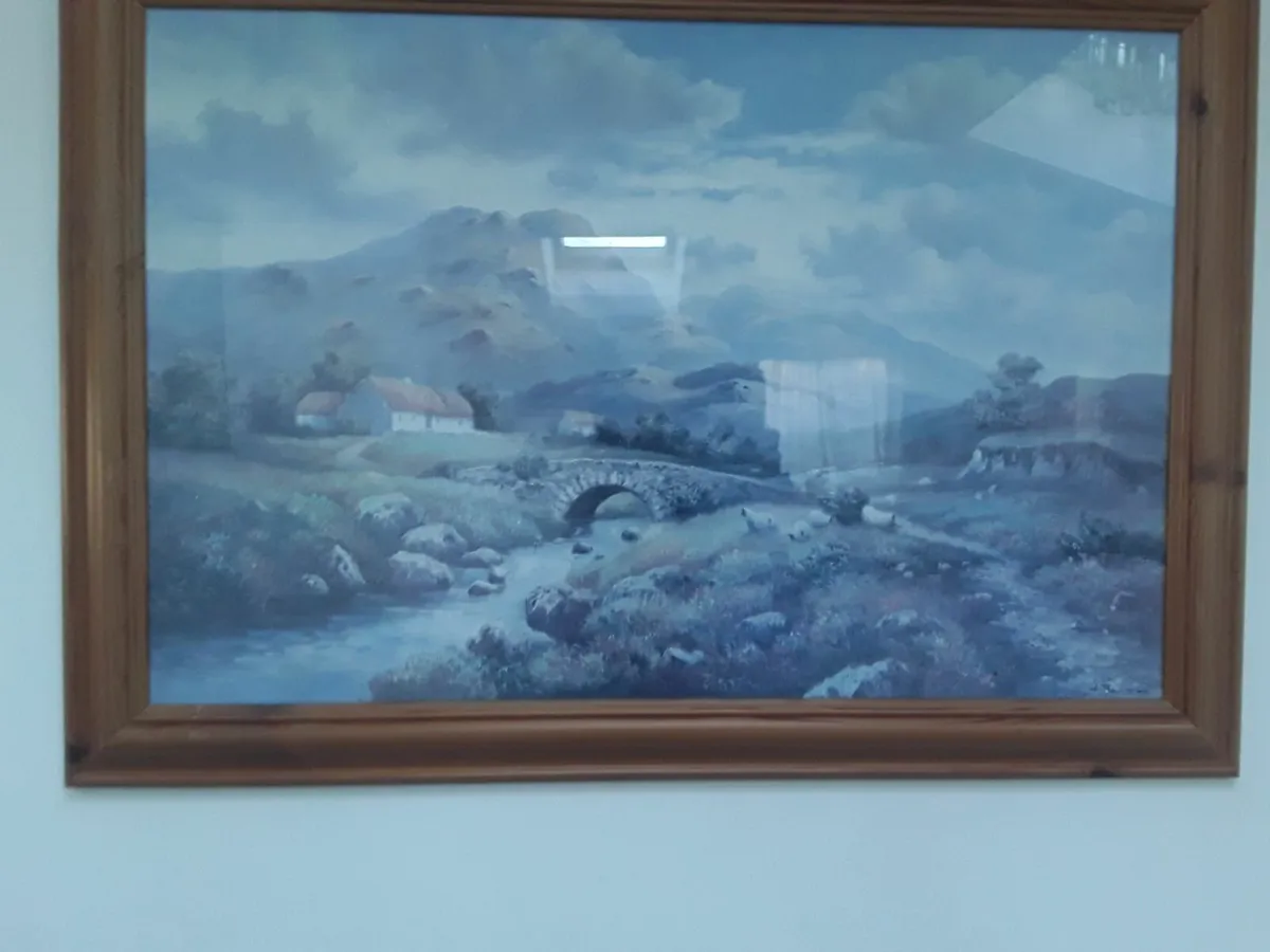 Lovely large picture country scene - Image 3