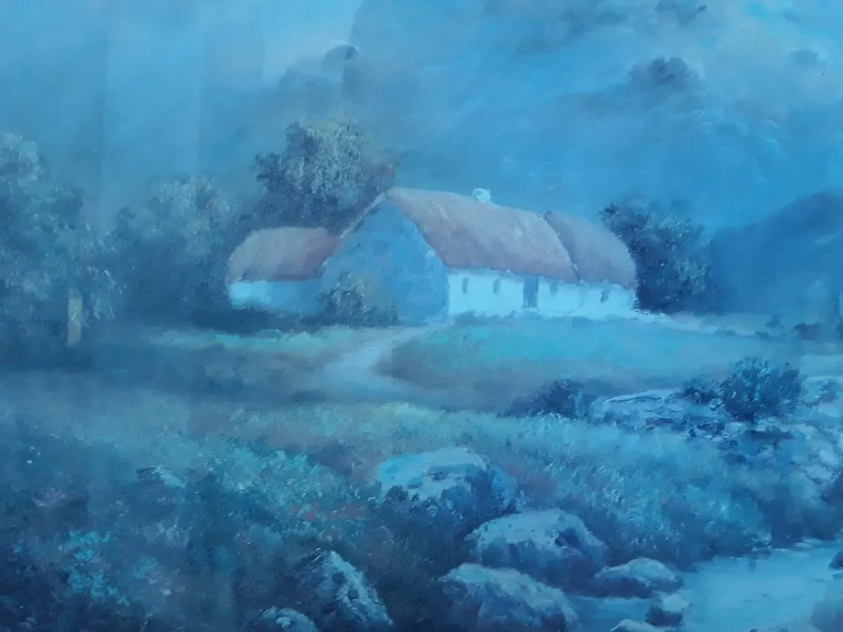 Lovely large picture country scene - Image 4