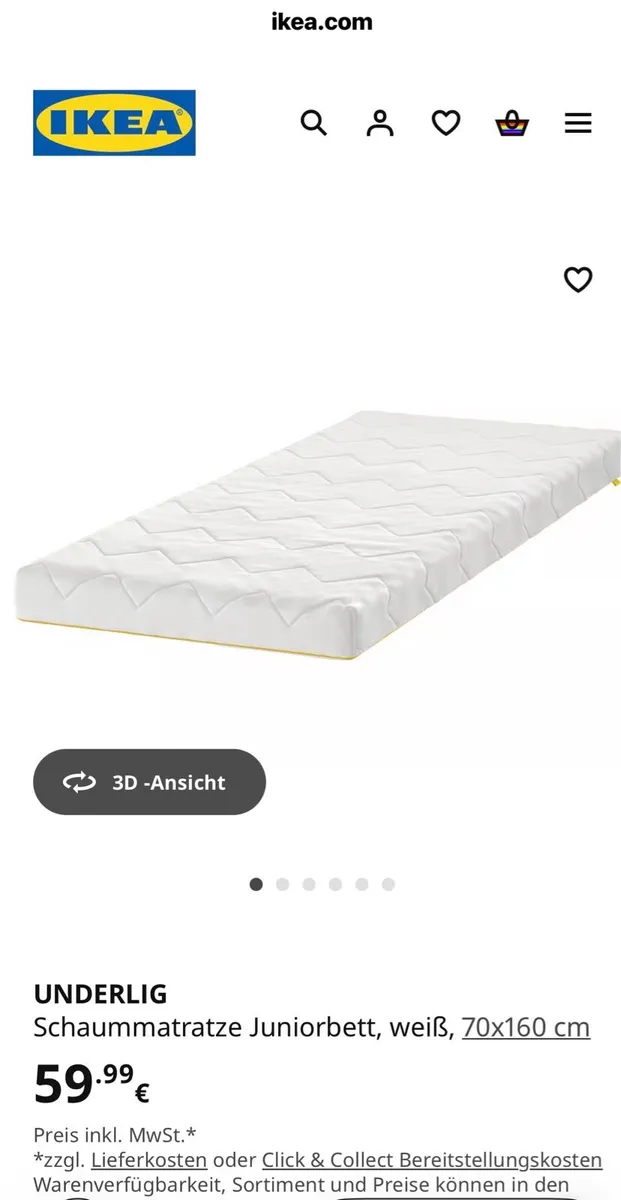Toddler/ Children's and youth bed from Ikea - Image 3