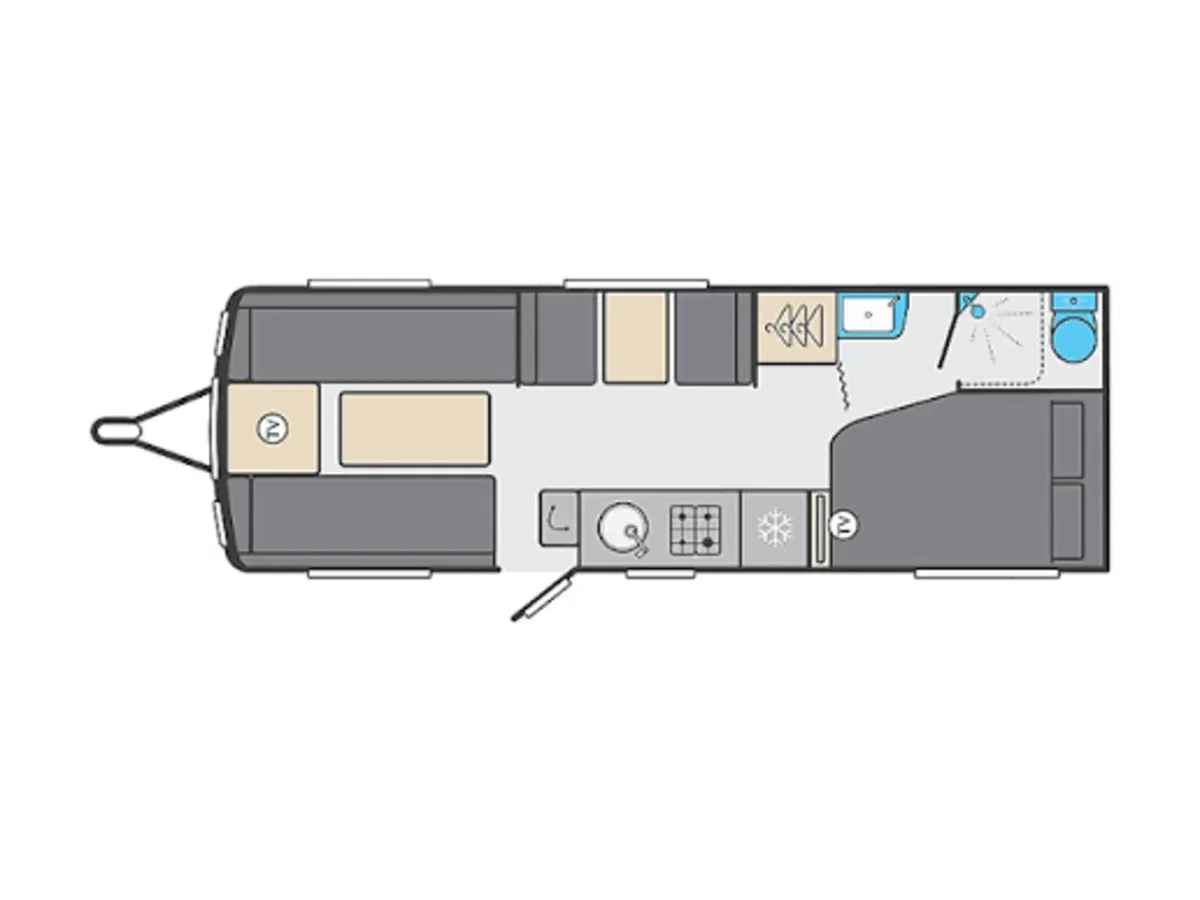 2026 SWIFT NOMAD 6/7 BERTH TOURING CARAVAN - Image 4