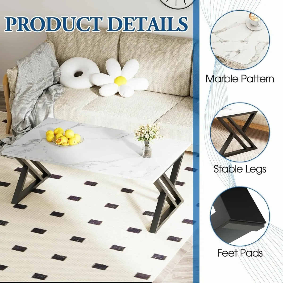 Coffee Tables,living room Table Tea Side table - Image 4