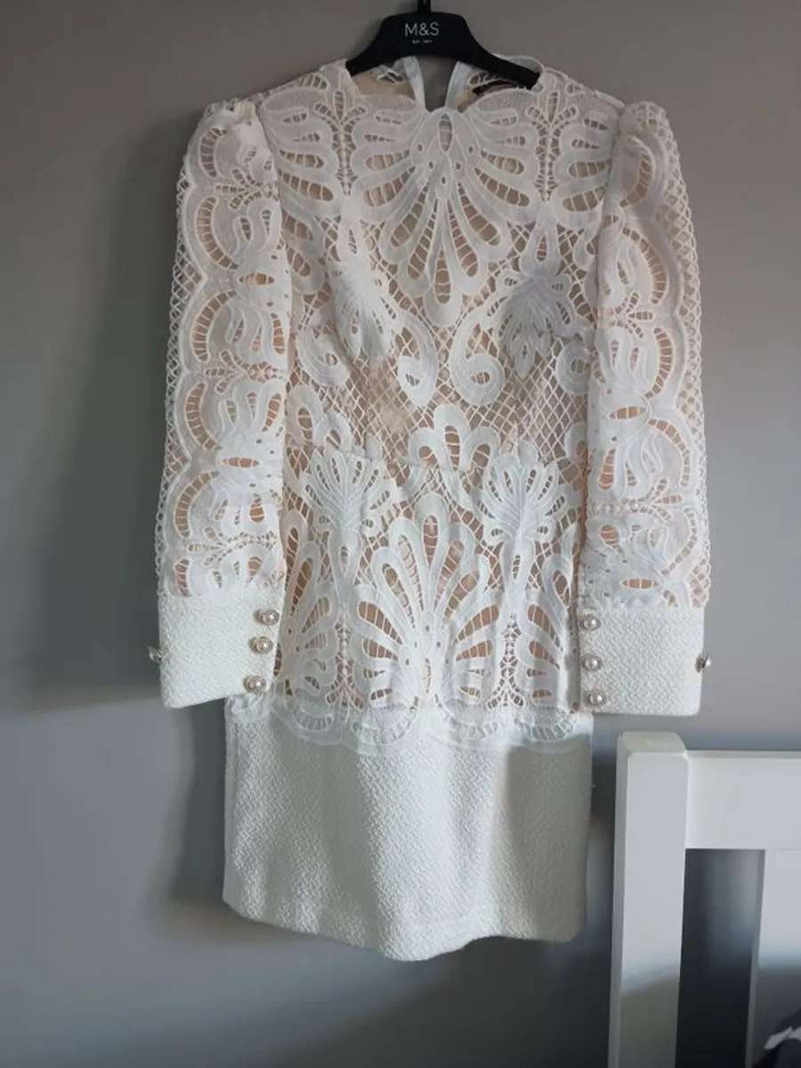 woman ivory dress - Image 4