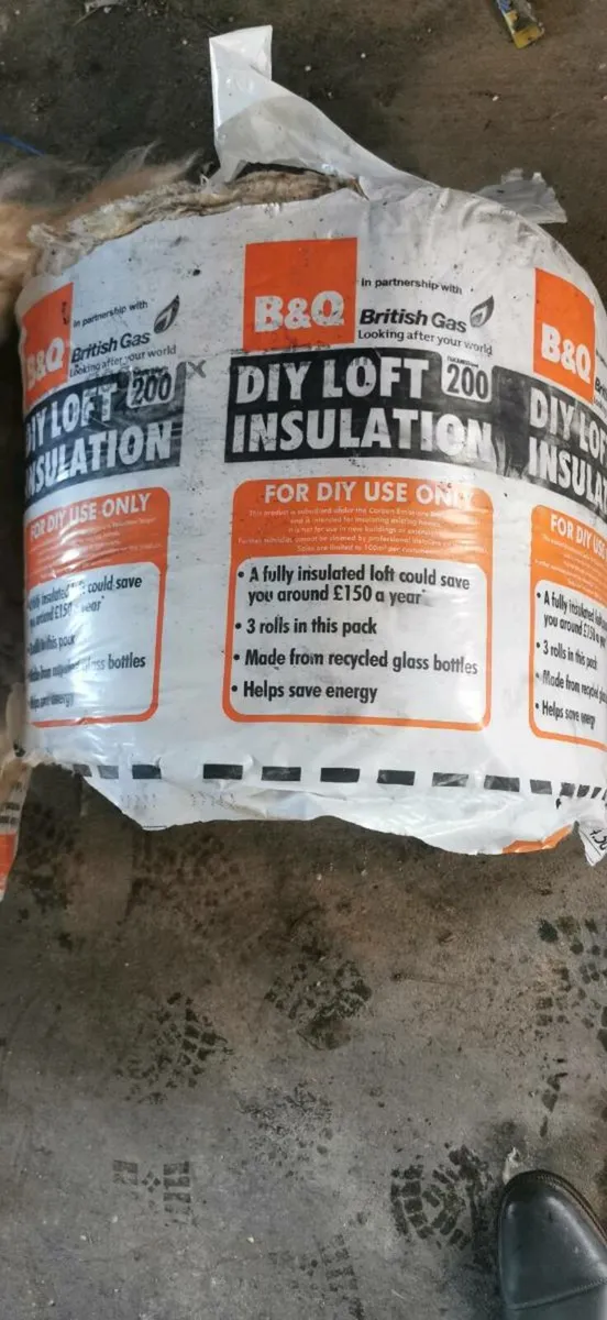 200 mm, Insulation rolls.