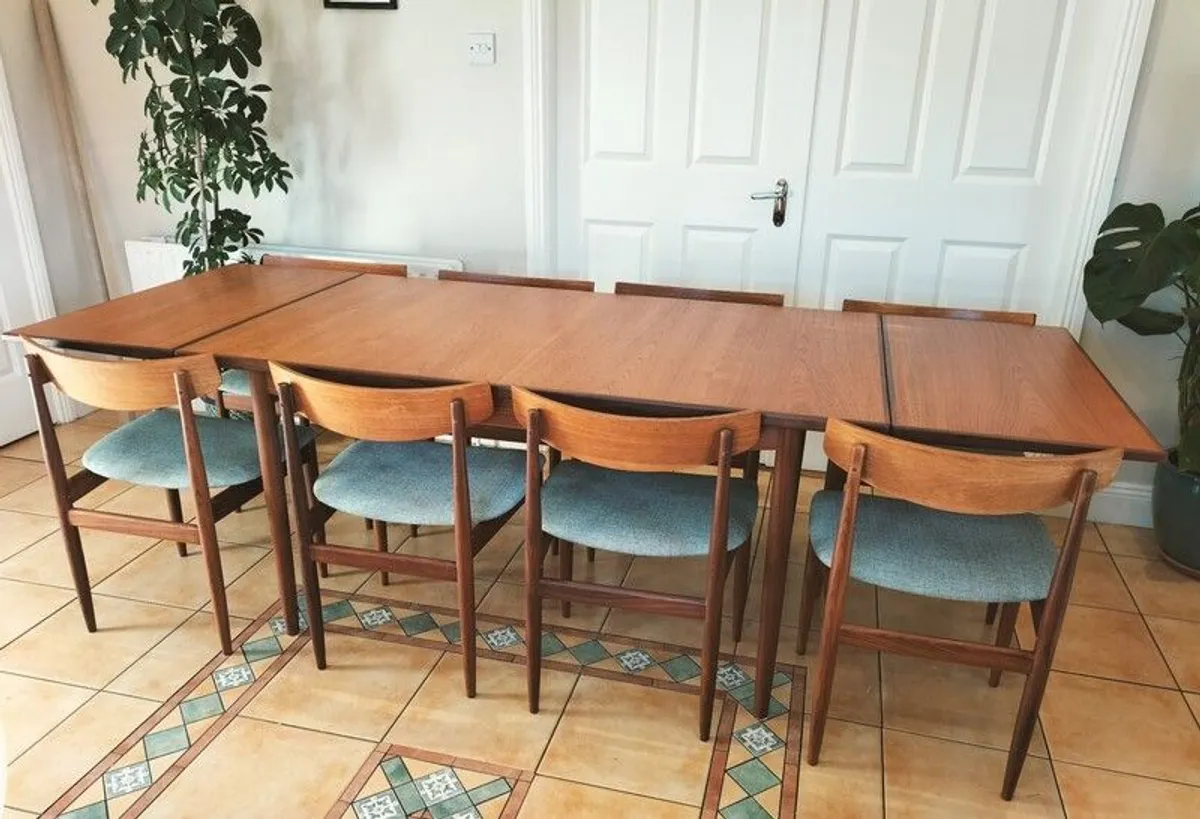 Mid Century Vintage G Plan Kofod Larsen designed Dining Set - Image 2