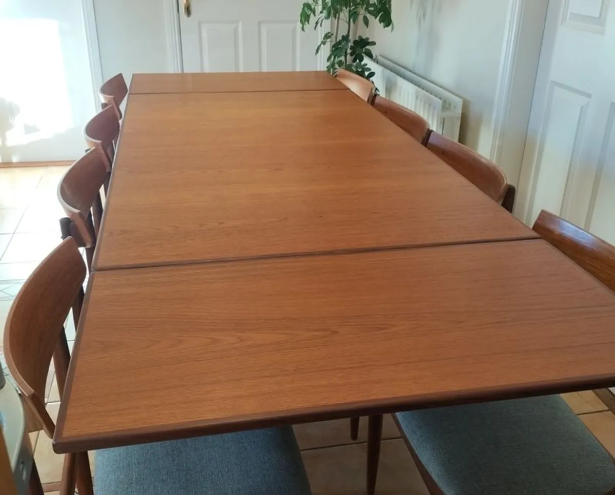 Mid Century Vintage G Plan Kofod Larsen designed Dining Set - Image 4