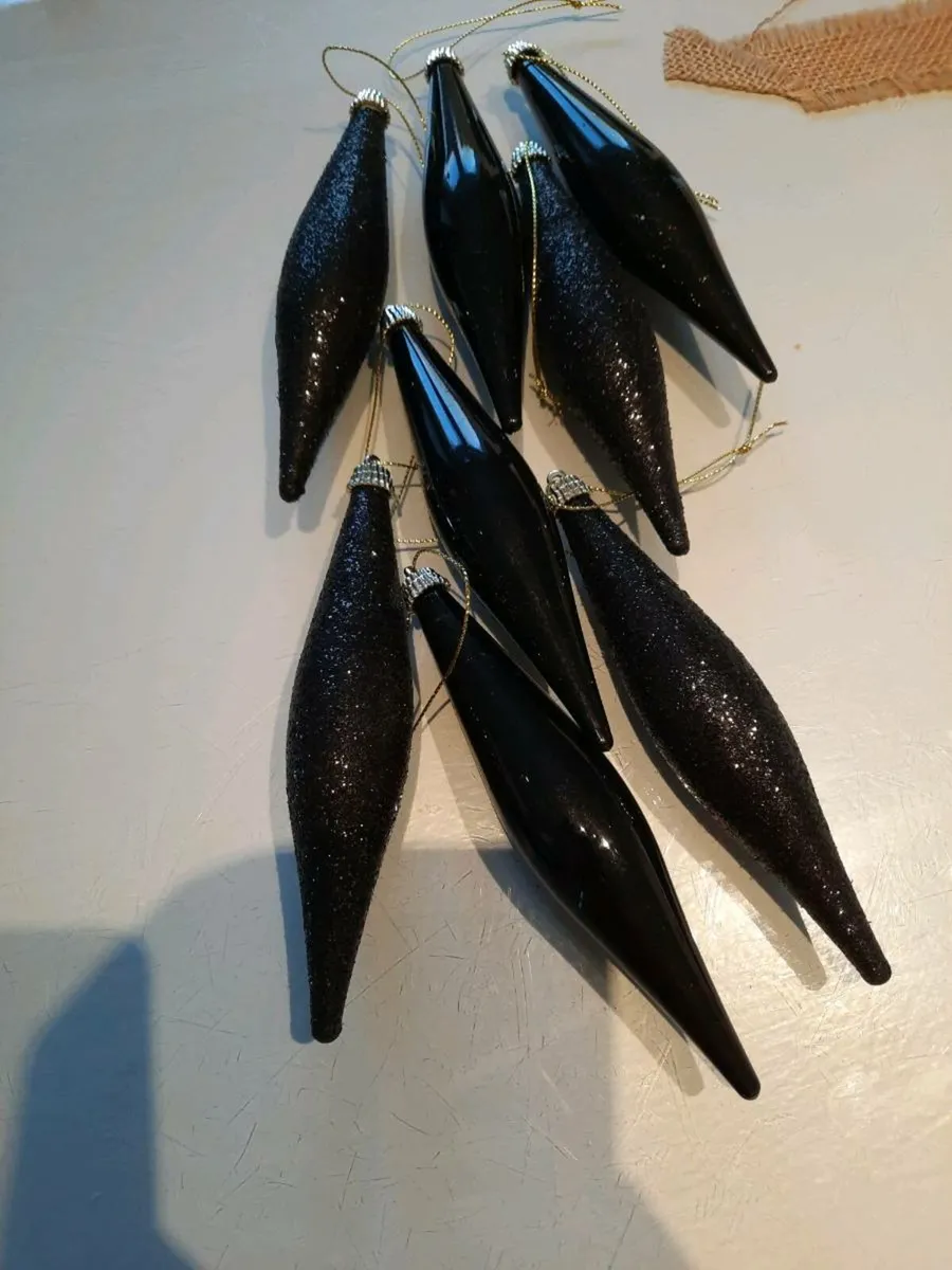 Christmas Black tree decorations