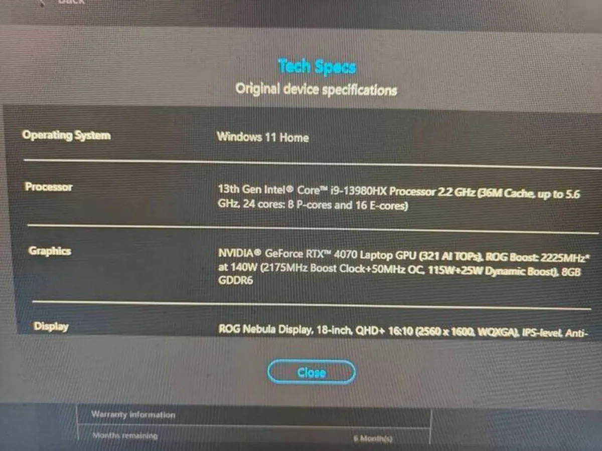 Gaming Laptop Asus ROG Stryx G18 - Image 3