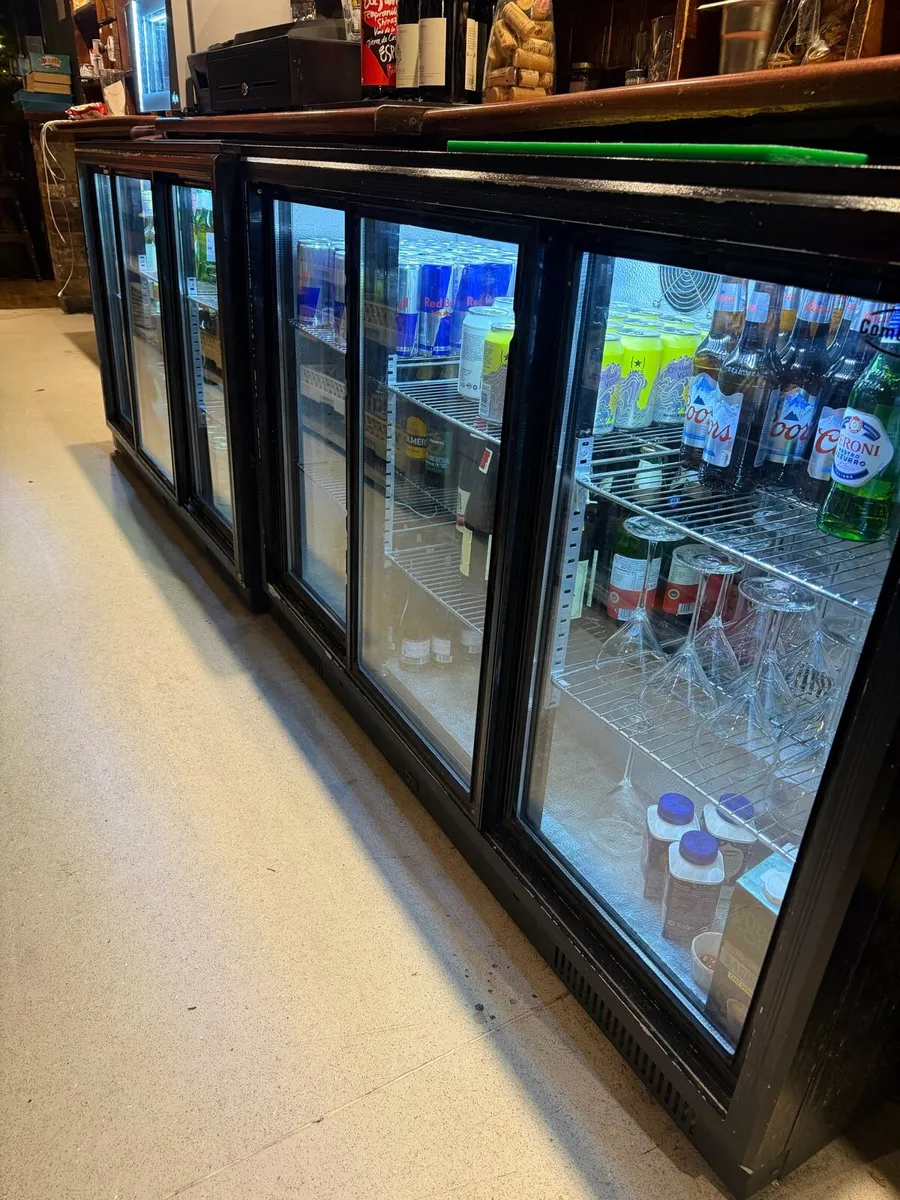 Two Triple door Bottle fridge - Image 2