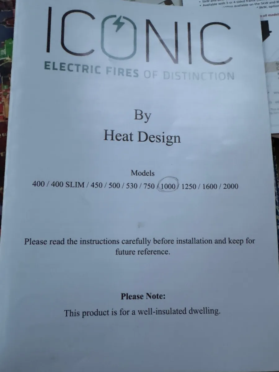Iconic 1000 Electric Fireplace - Image 3