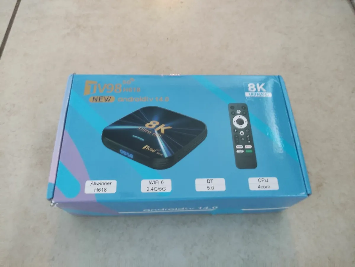 Brand New Android 14 TV Box Google Voice Remote - Image 1