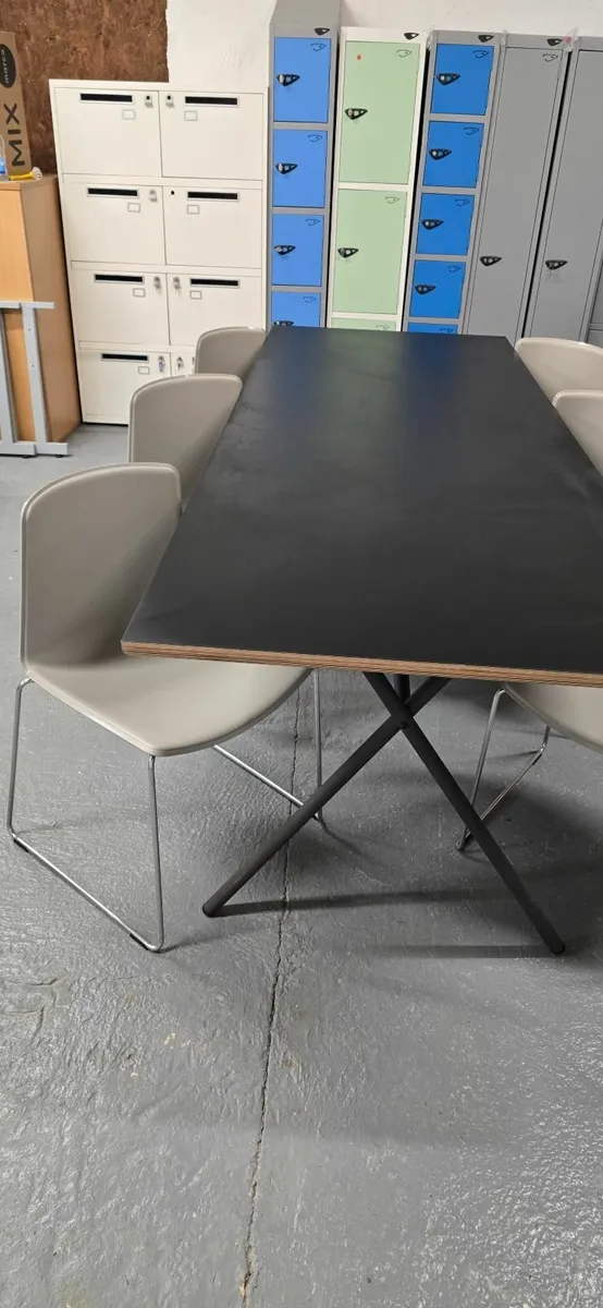 Stylish Dining Table Set – 6 Pedrali Tweet Chairs - Image 3