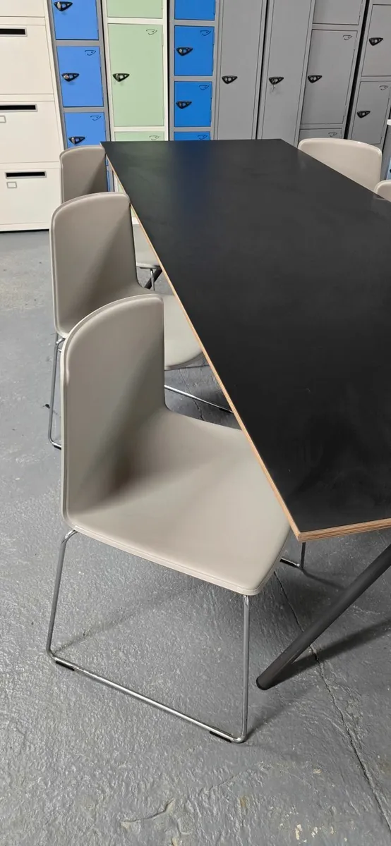 Stylish Dining Table Set – 6 Pedrali Tweet Chairs - Image 4