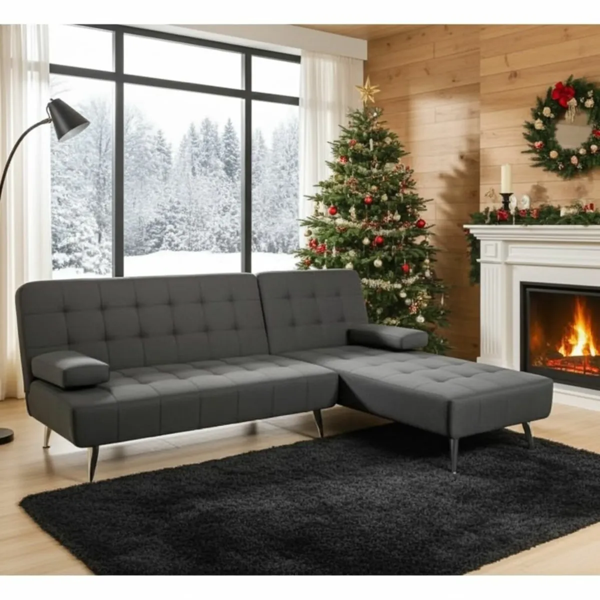 🎁 Christmas Special: Corner Sofa Bed 236 cm - Image 1