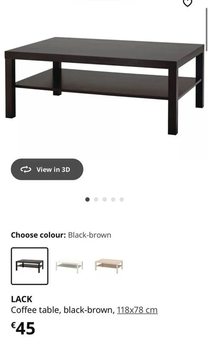 Coffee table brand new - Image 3