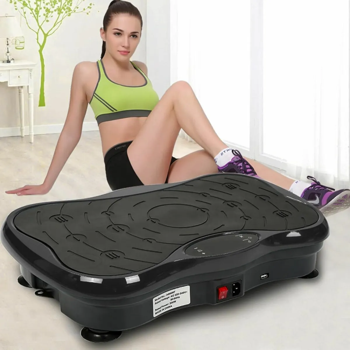 Fitness Plate with bluetooth Vibration Trainer for - Image 2