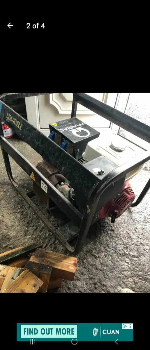 13hp honda generater very powerfull will run - Image 1