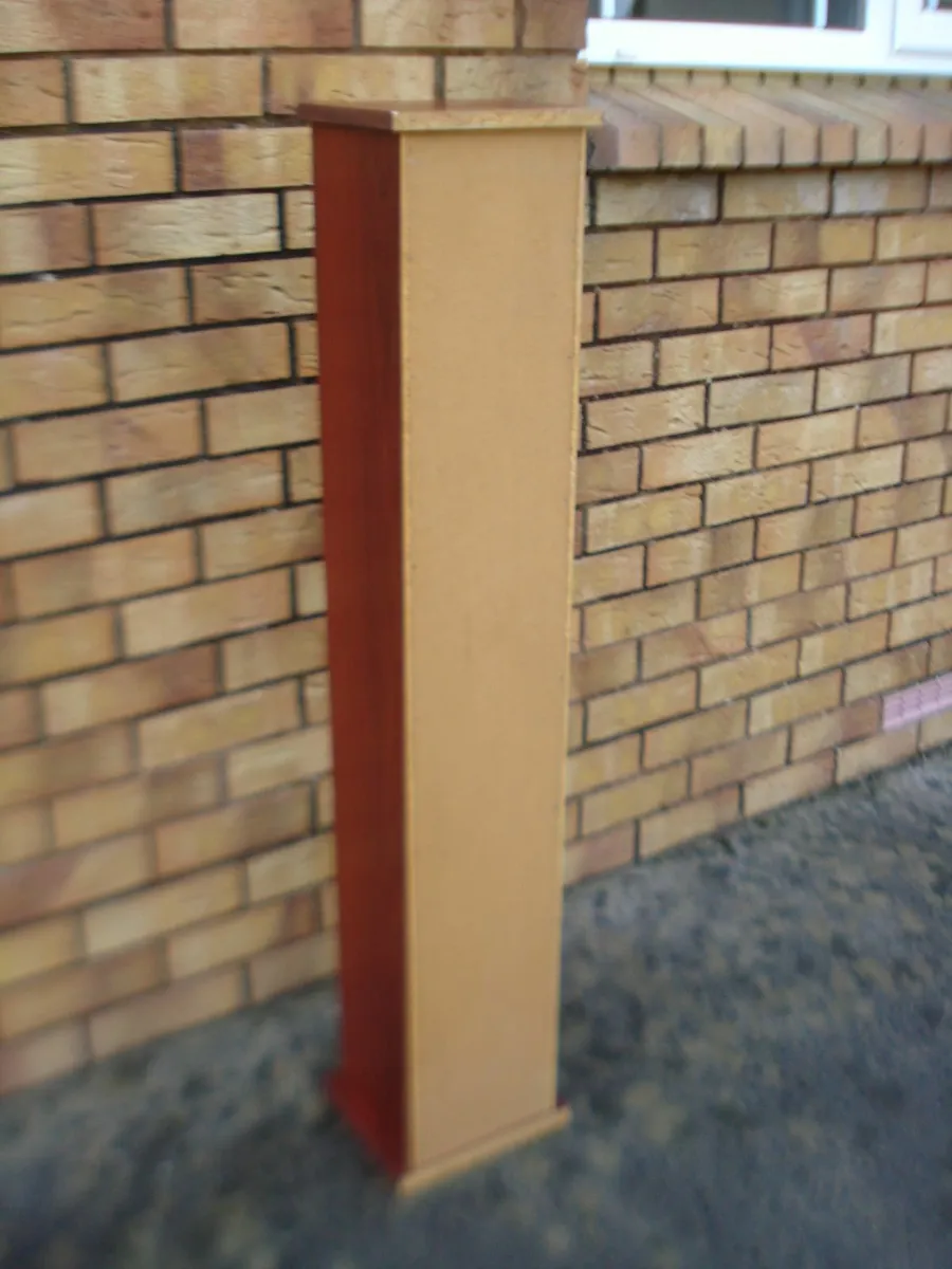 SOLID WOODEN CD STORAGE SHELF TOWER. - Image 3