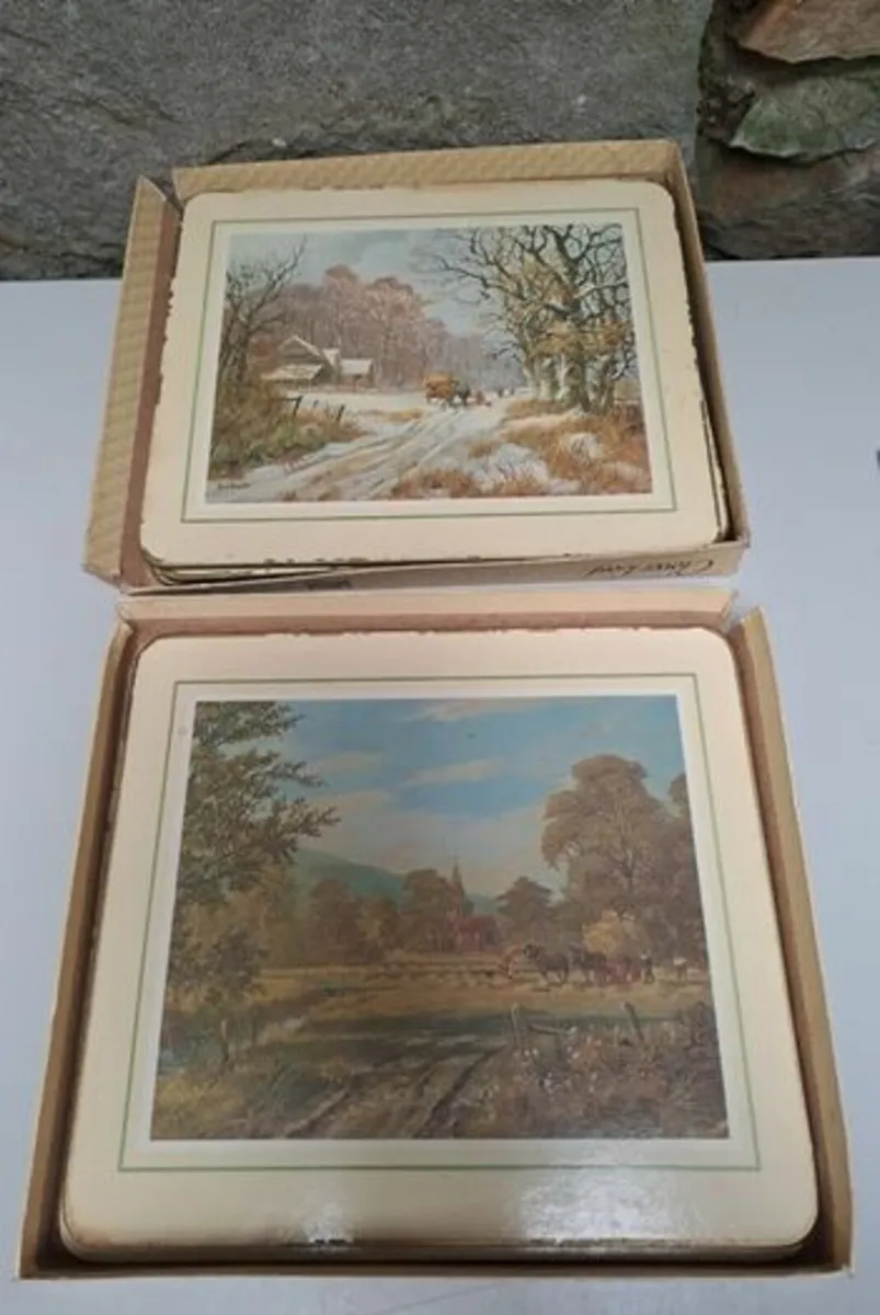 Vintage Cloverleaf table mats 70s - Image 1