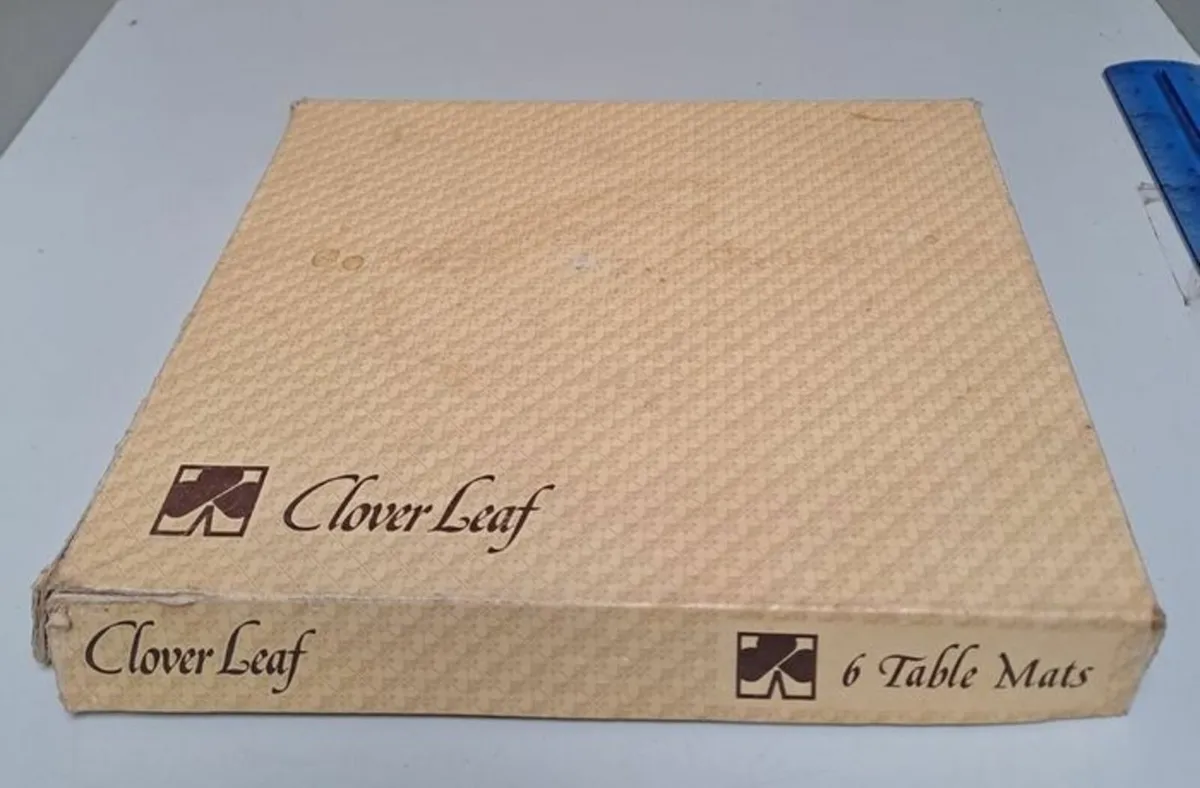 Vintage Cloverleaf table mats 70s - Image 2