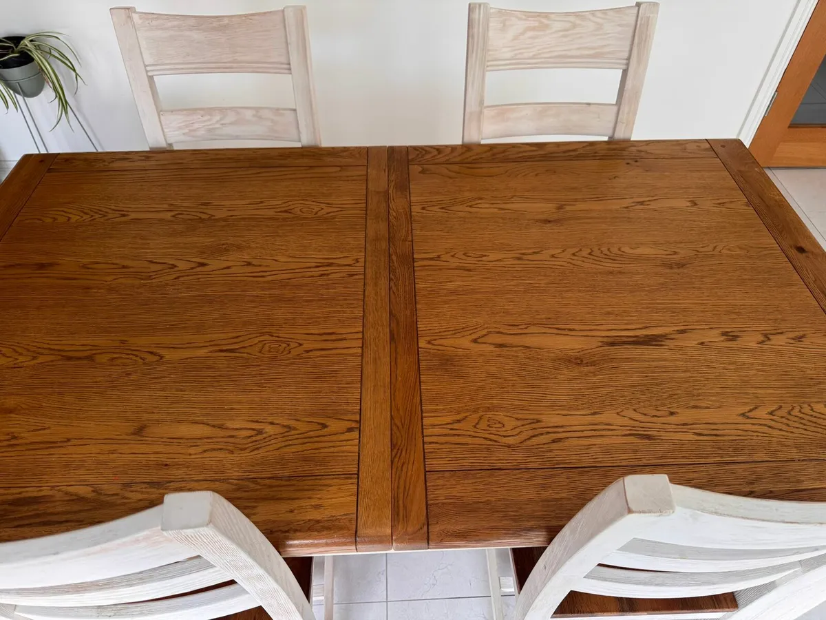 Dining table and 4 chairs (Danube) - Image 4