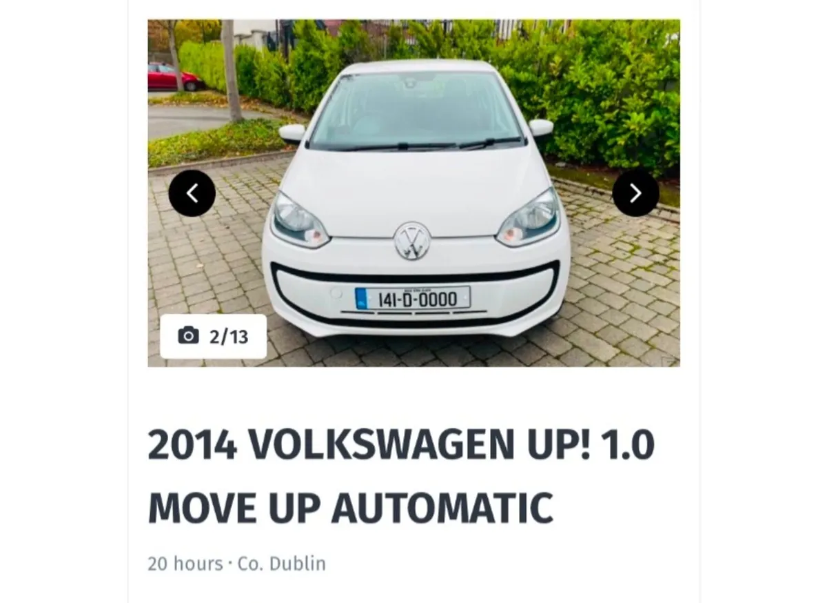 Automatic Volkswagen up! 2014 - Image 3