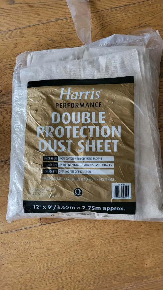 New Decorators dust sheet, details in picture.