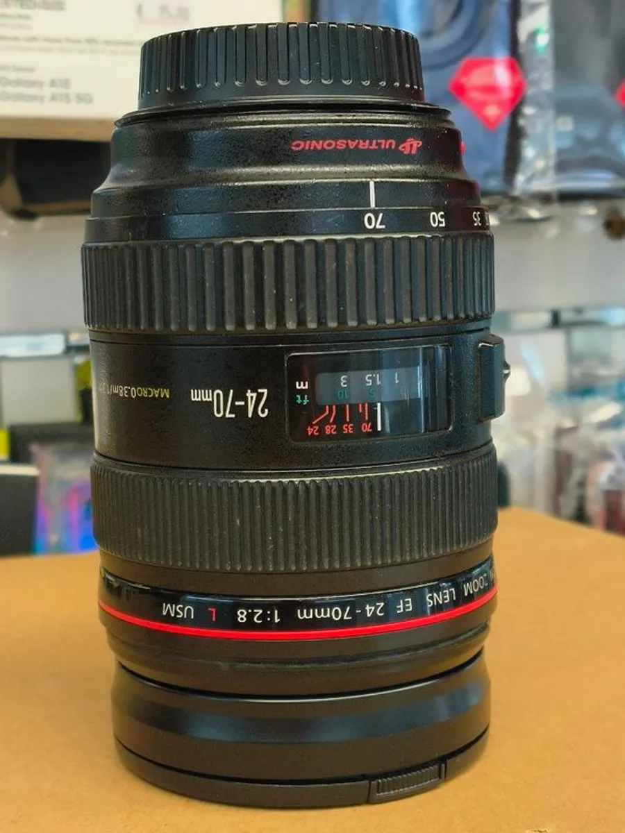 Canon Ef 24-70mm Urtrasonic L Usm Zoom Lens/ Used - Image 1