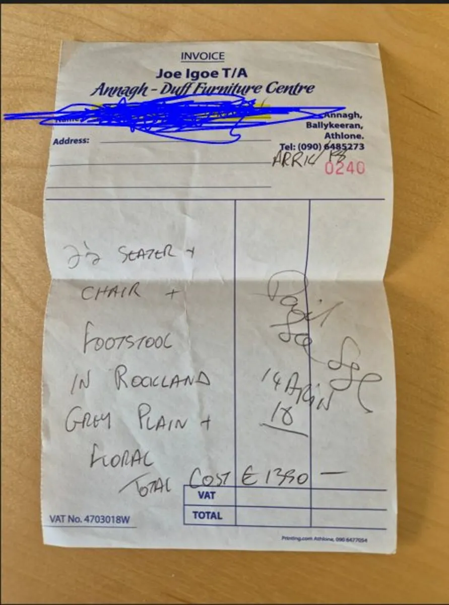 Sofa, Armchair and FootStool - Image 2