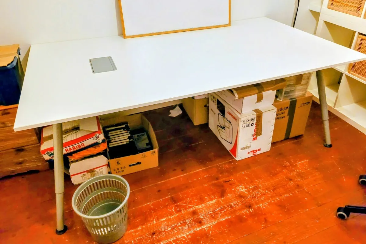 IKEA, very large worktable with adjustable legs
