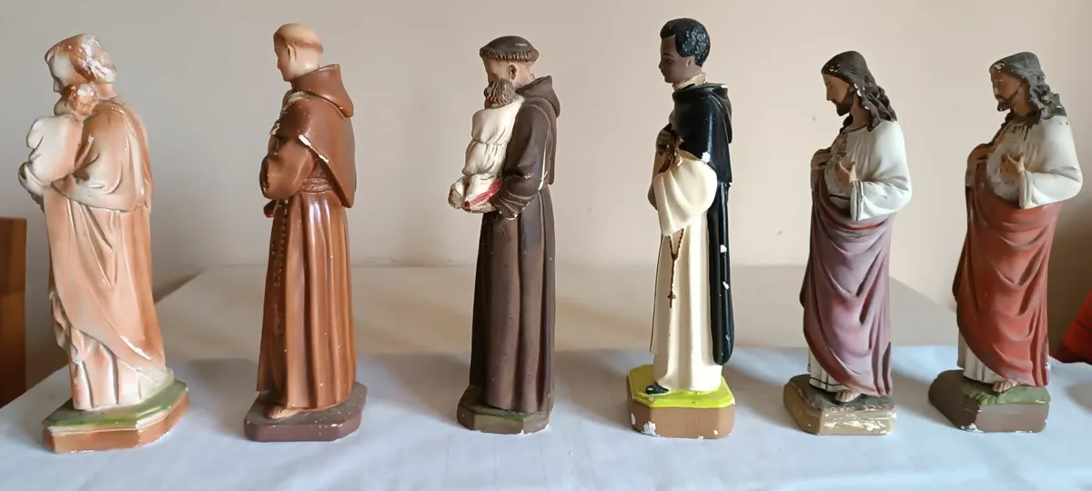 Religious statues Sacred Heart, St.Anthony,St.Jose - Image 3