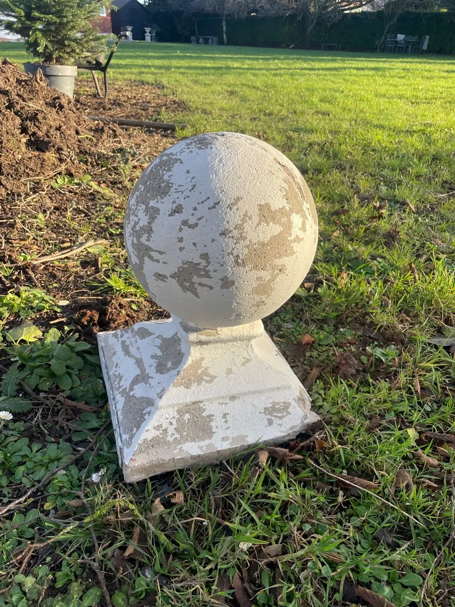 4 x pillar decor ball - Image 2