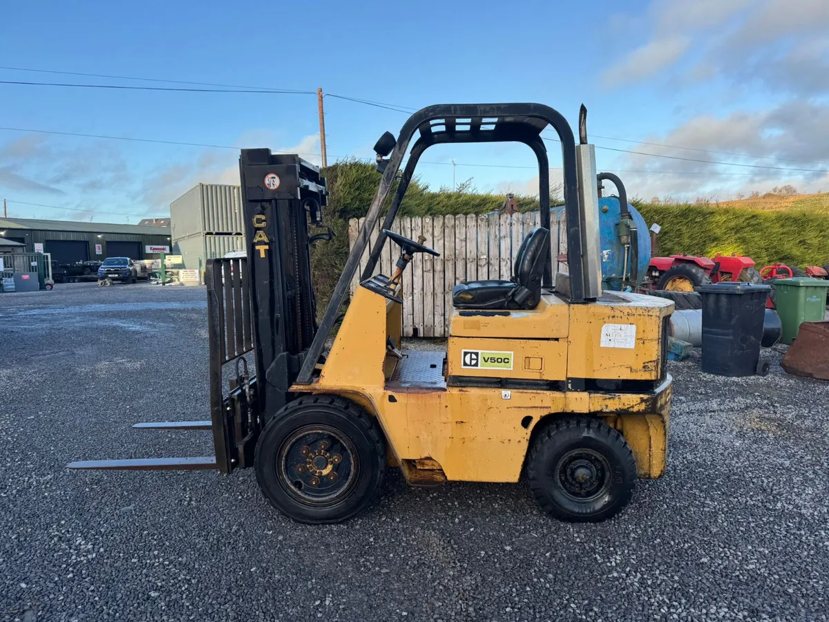 Cat v50c forklift container spec - Image 1