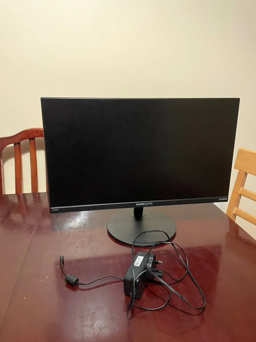 Hannspree monitor 21.45” FHD VGA & HDMI - Image 1