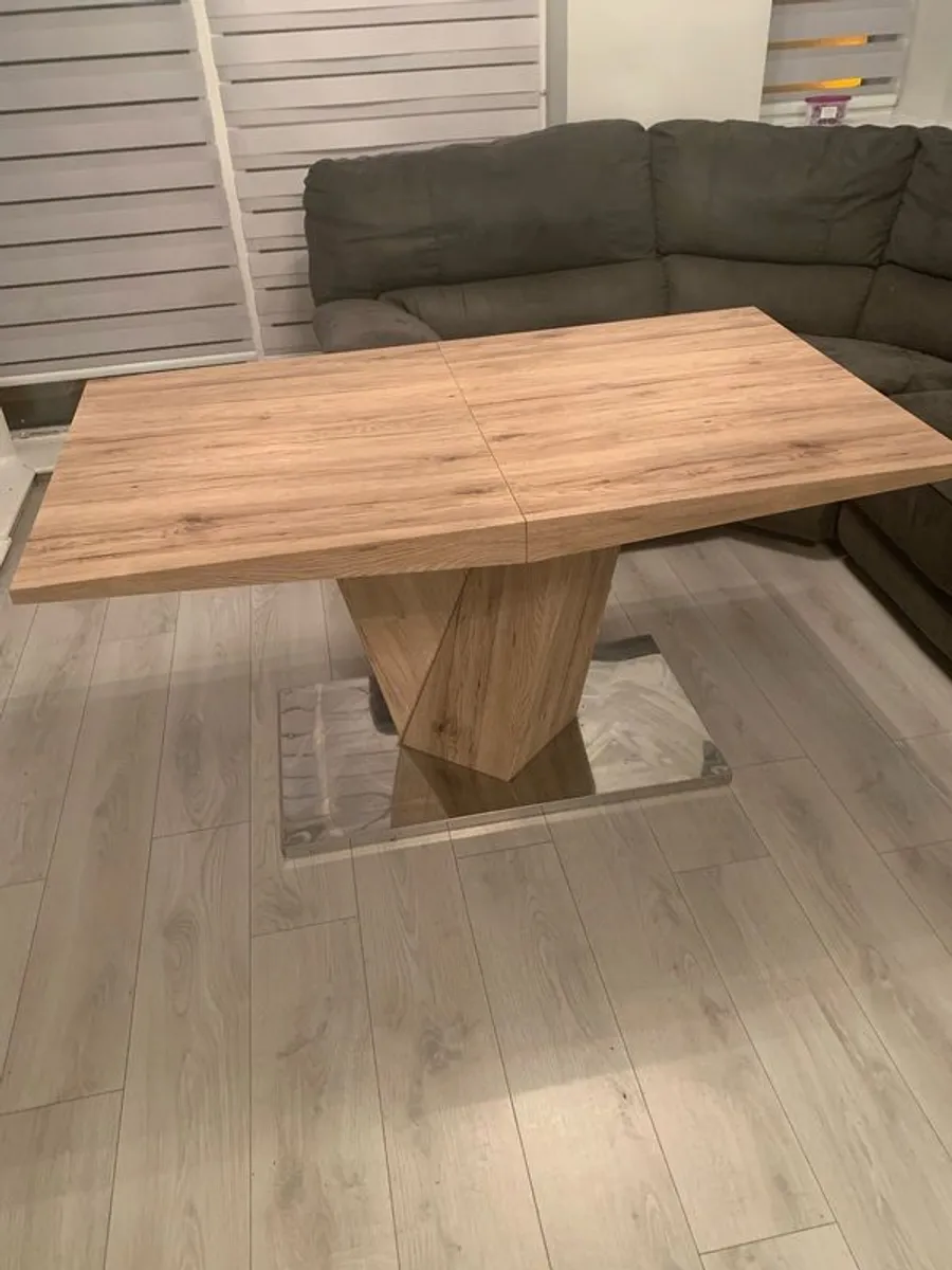 Matching set coffee table, extending dining table and chairs - Image 4