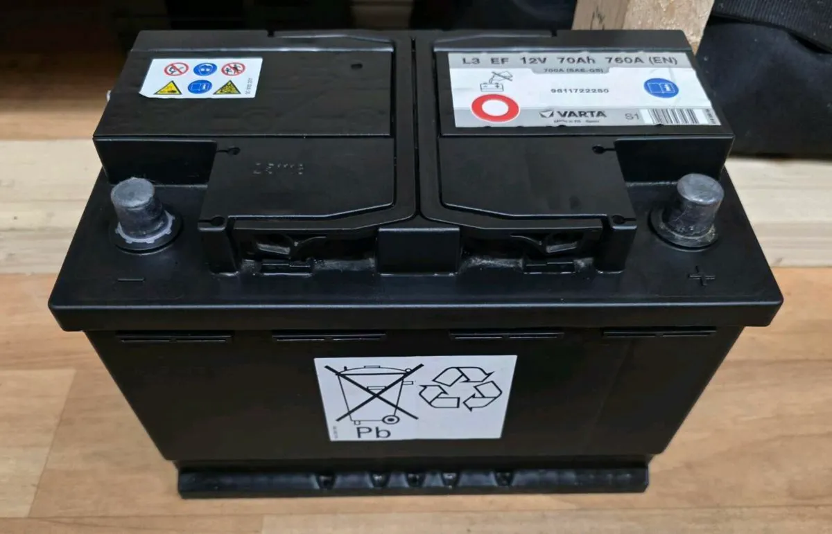 Varta 70Ah EFB Car Battery 760A, Excellent Conditi - Image 2