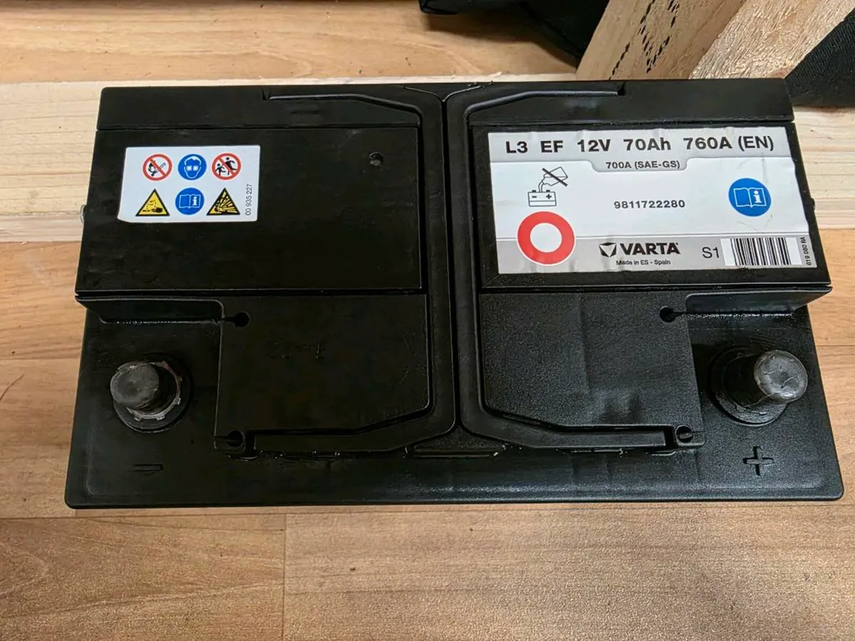 Varta 70Ah EFB Car Battery 760A, Excellent Conditi - Image 3
