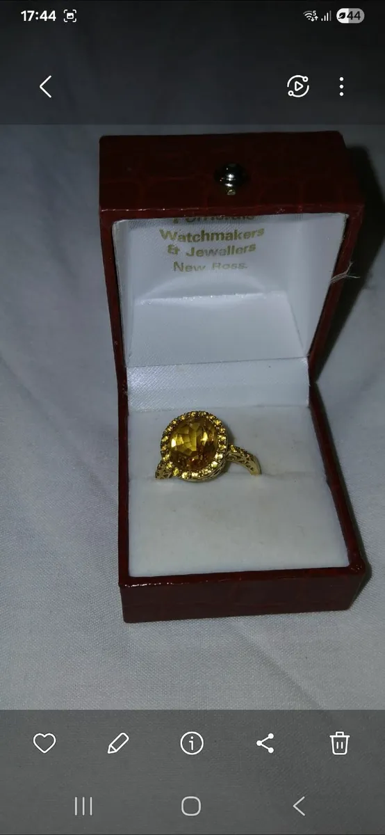 Amber Quartz ring - Image 2