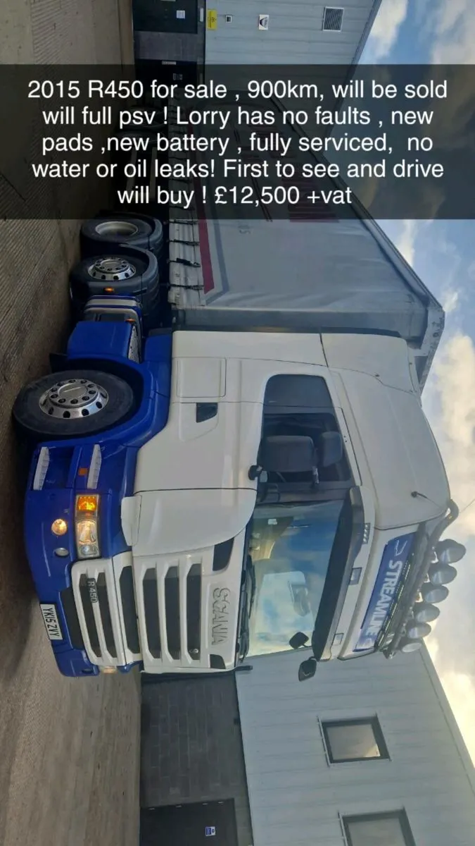 Scania R450 unit ,Topline , 6x2 ,Euro 6, px van ! - Image 1