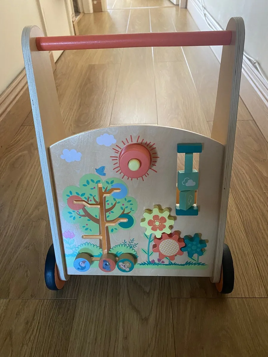 Wooden Activity Baby Walker - Image 1