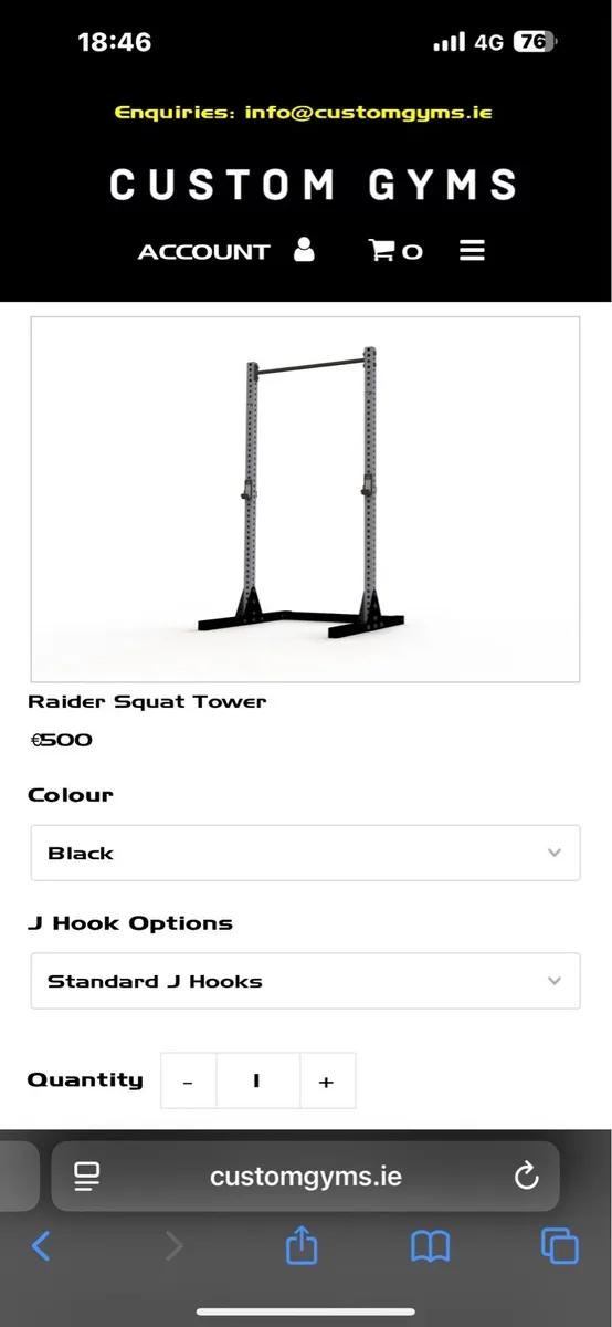 READ!! CGE BRANDED VERY HEAVY RAIDER SQUAT RACK!!! - Image 2