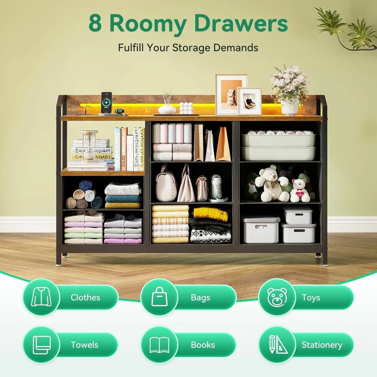 Chest of Drawers Bedroom LED Light trip - Image 3