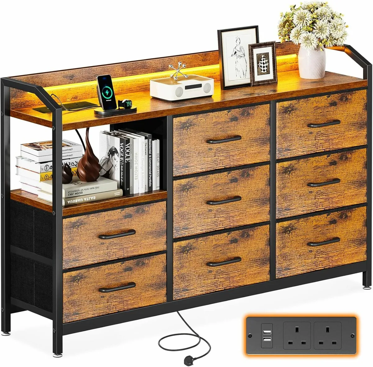 Chest of Drawers Bedroom LED Light trip - Image 1