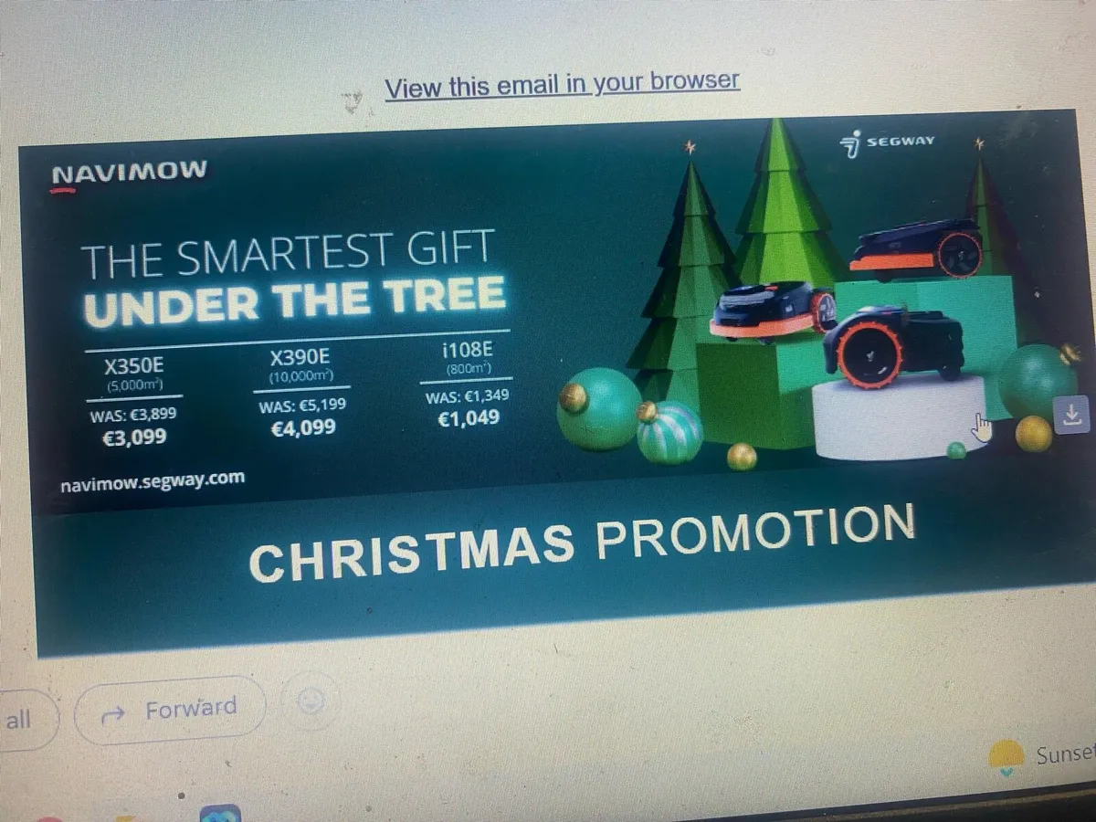 Segway robot lawnmowers sale!!