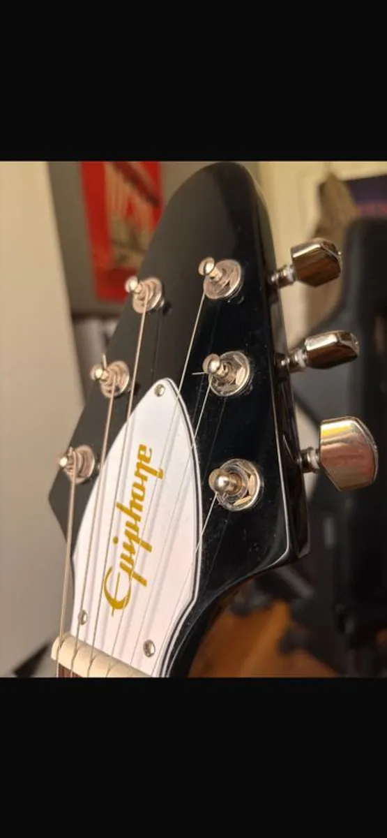 Epiphone Kirk Hammett 1979 Flying V EB - Image 3