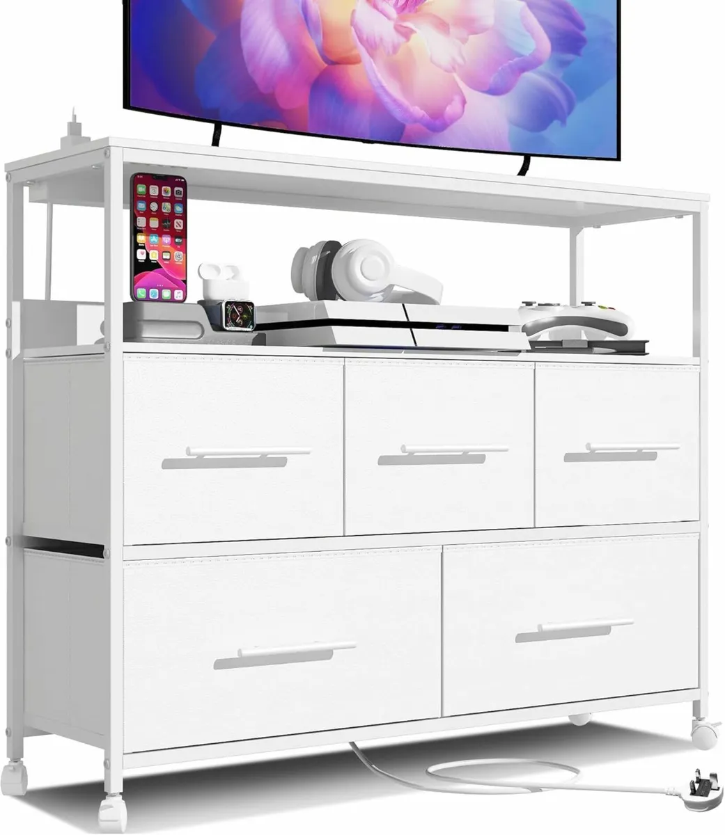 Chest of Drawers Charging, TV Stand Storage - Image 1