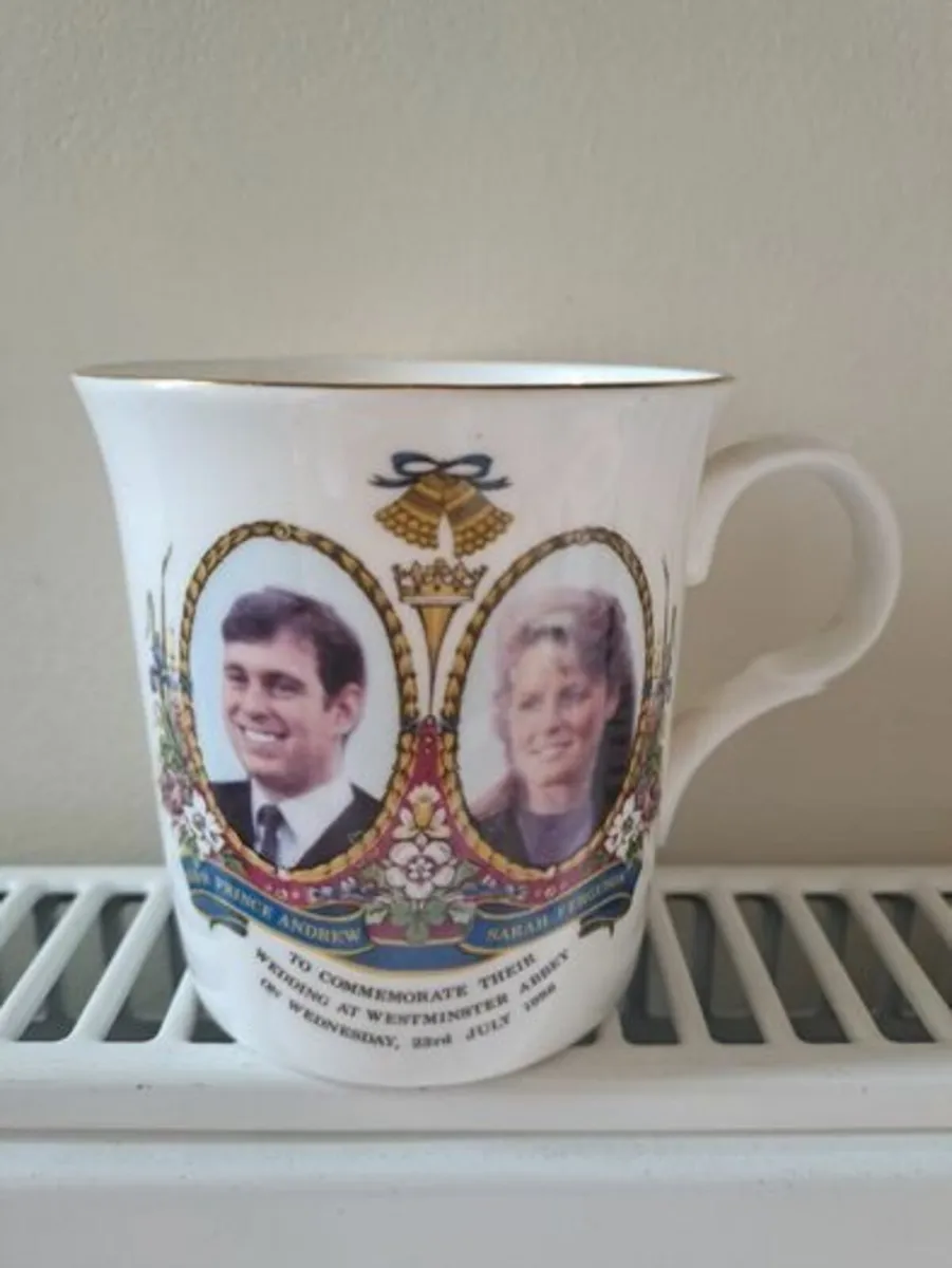Prince Andrew and Sarah Ferguson wedding Mug - Image 1