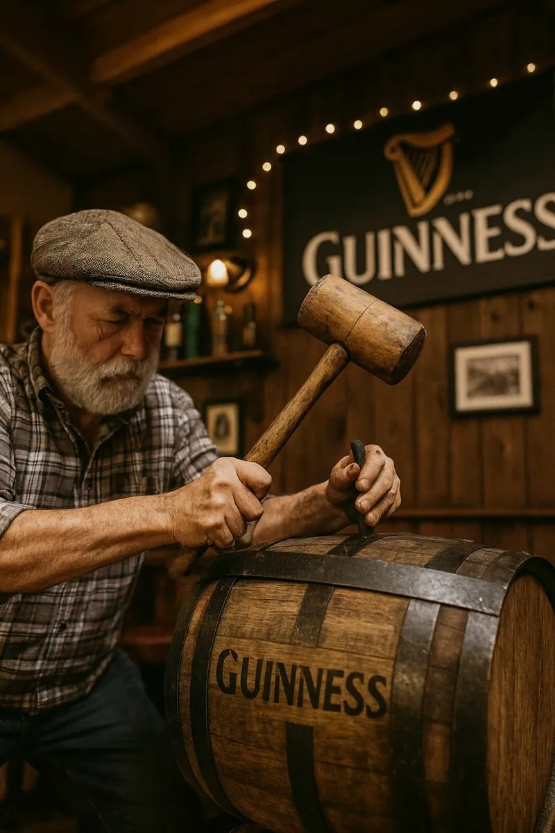 antique vintage tools HAMMER MALLET cottage cave - Image 1