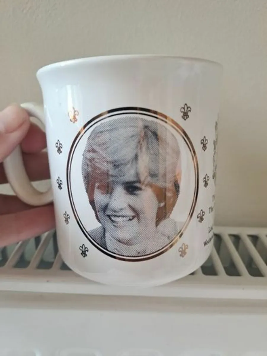 Silver Charles and Diana wedding mug - Image 1