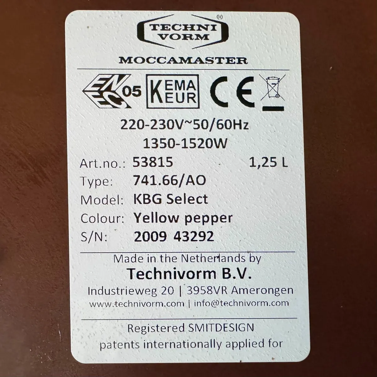 Moccamaster Select Coffee Machine - Image 3