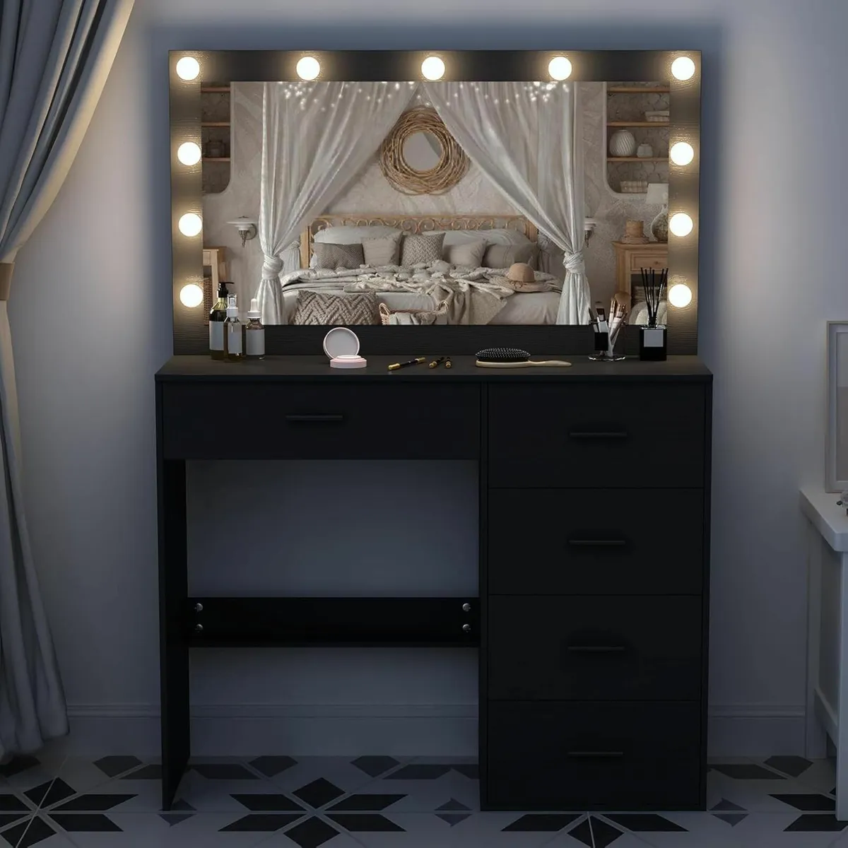 Dressing Table Mirror, Vanity Table Lights - Image 2